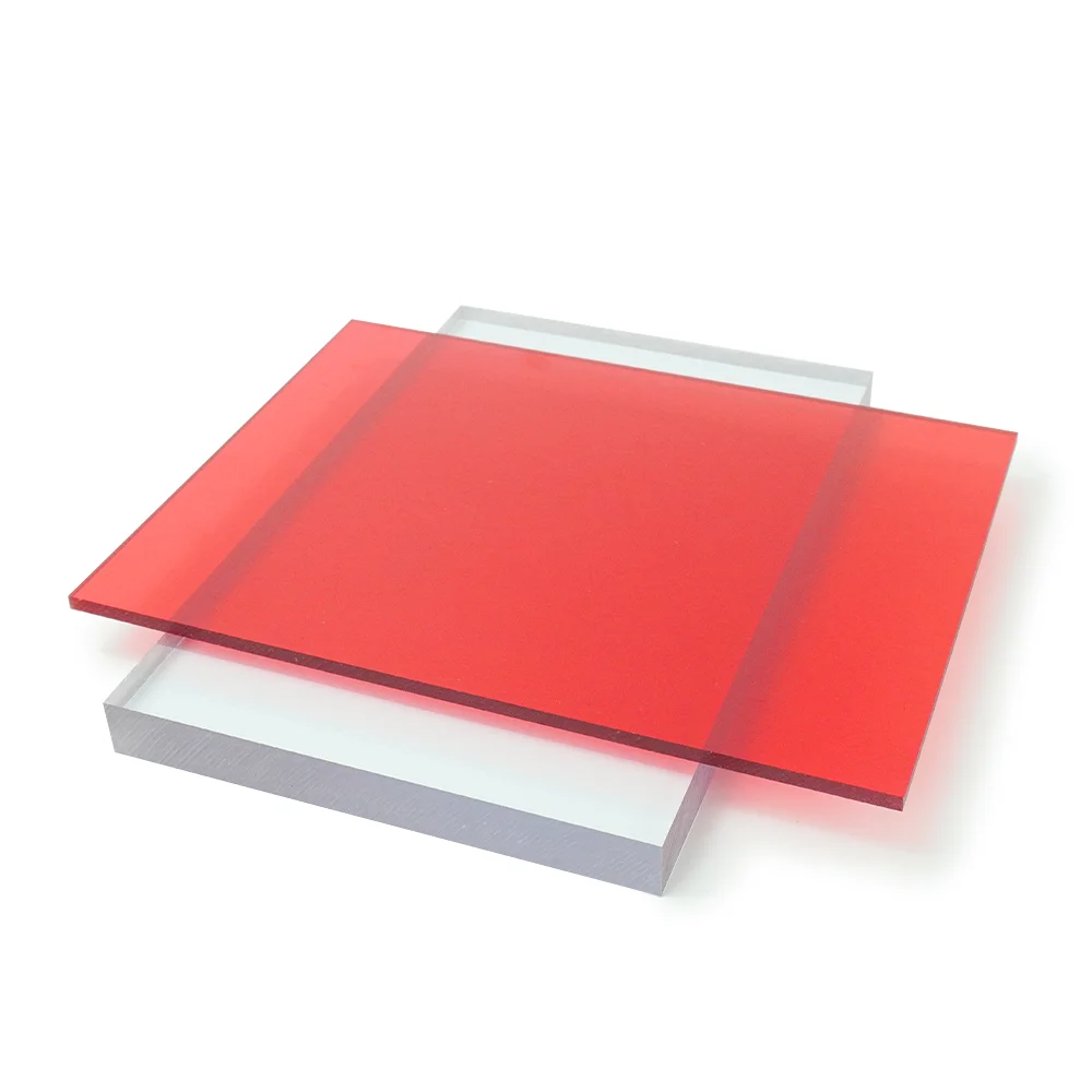 Low Price 1mm-12mm Flat Clear Hard Boards Panels PC Custom Multi-Colors Skylight Roof Polycarbonate Solid Sheet