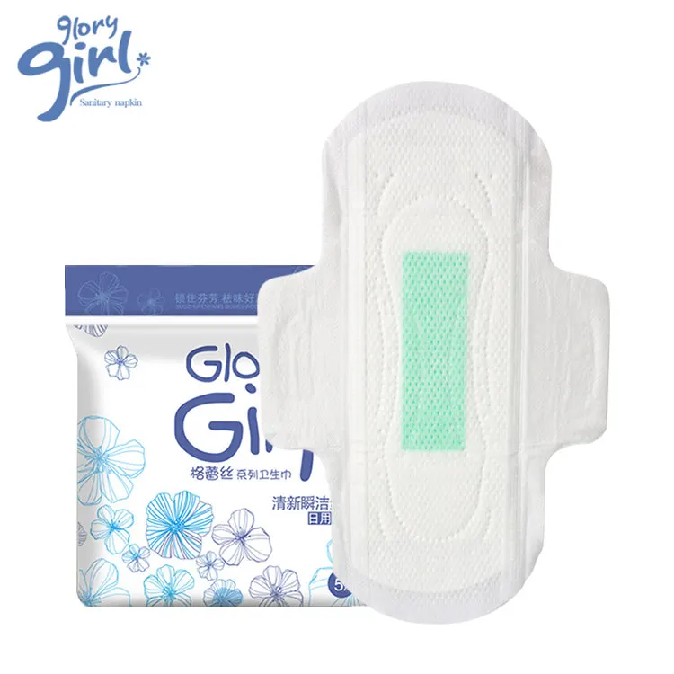 OEM Packaging disposable  Anion Sanitary pads Sanitary Napkin Manufacturing Hygiene Pad
