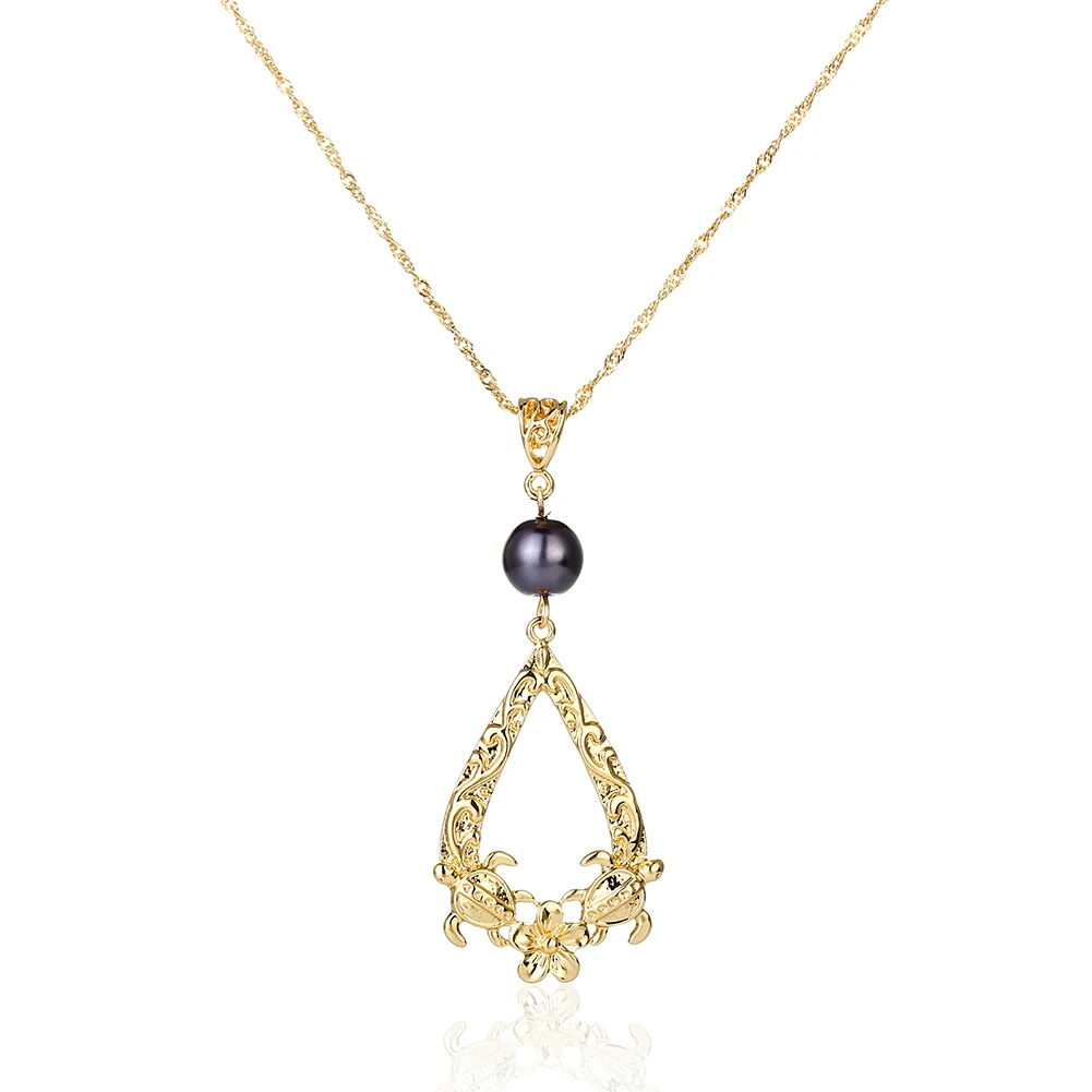 
SophiaXuan Simple Fashion Trend Water Droplets Macrame Necklace Jewelry Hawaiian Necklace 