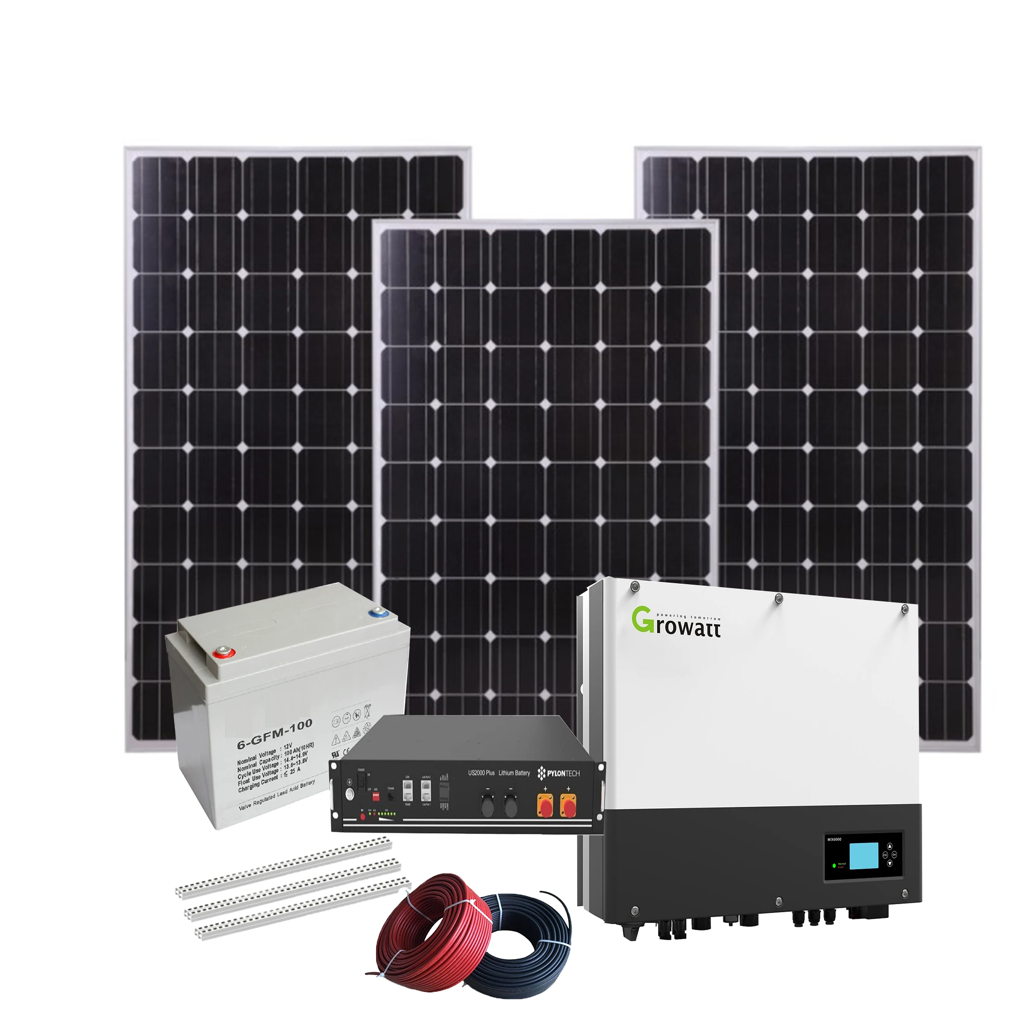 High quality grid-connected wholesale 10kw photovoltaic home solar system India price