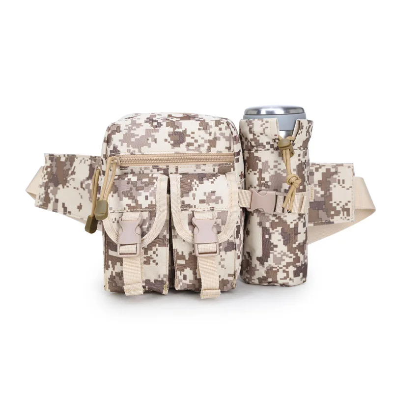 Outdoor Equipment - Multifunctional Waist Bag - Cycling Camouflage Water Bottle Shoulder Bag Leisure Sports Waist Bag
