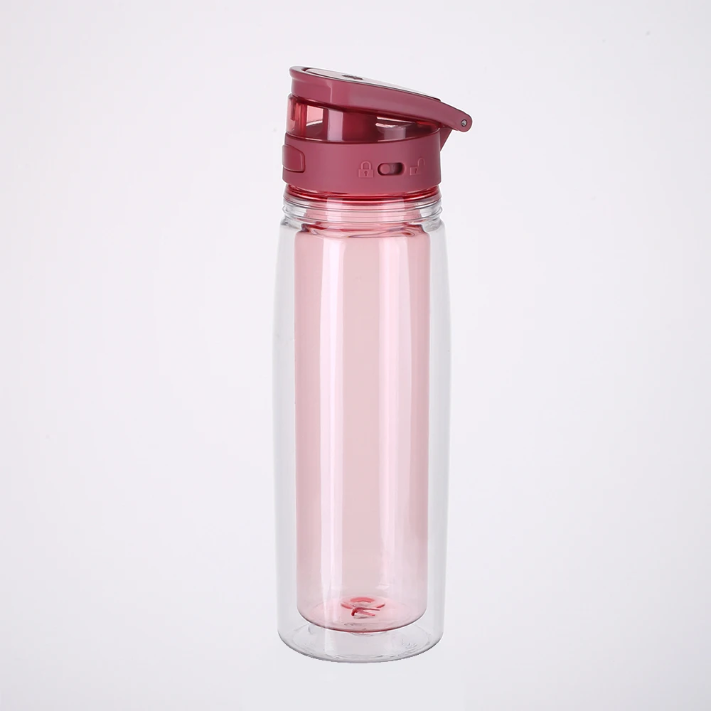 Factory wholesale plastic Water bottles stocked products double wall TS-9164 500ML
