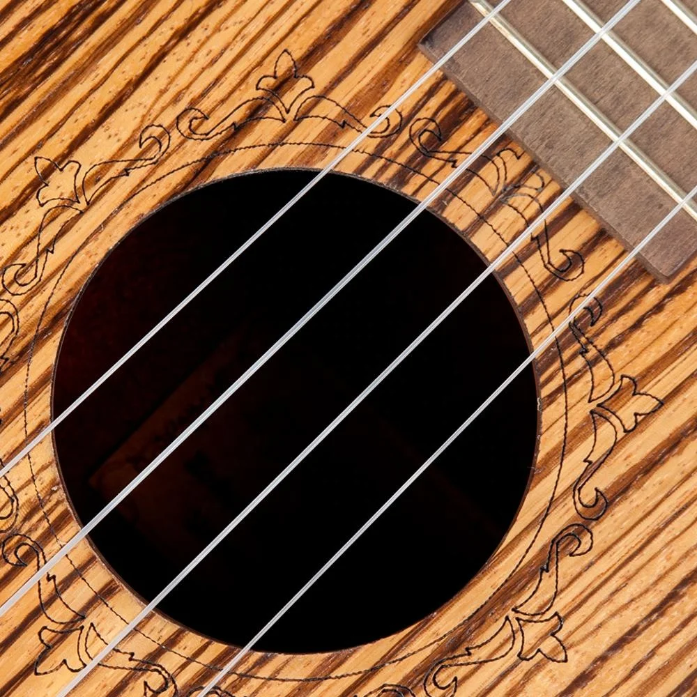 NAOMI  21 Inch Ukulele Zebrawood 4 Strings Hawaii Guitar Uke Kit Acoustic Mini Guitar Musical Instrument