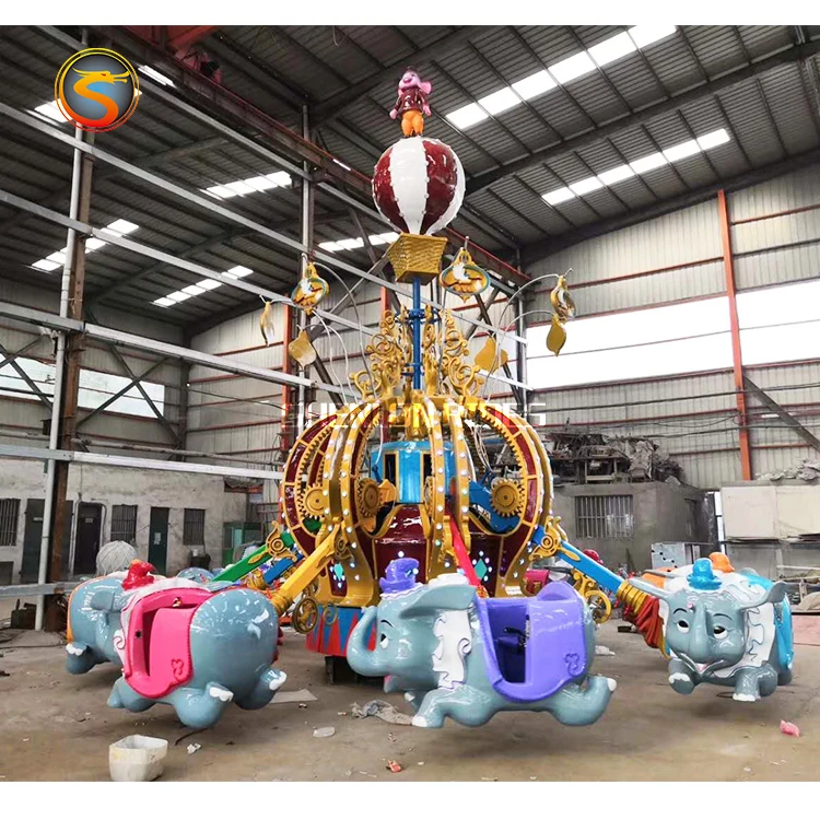 Popular Flying Elephant Ride Children Swing Ride Self-control Airplane Rides for Sale