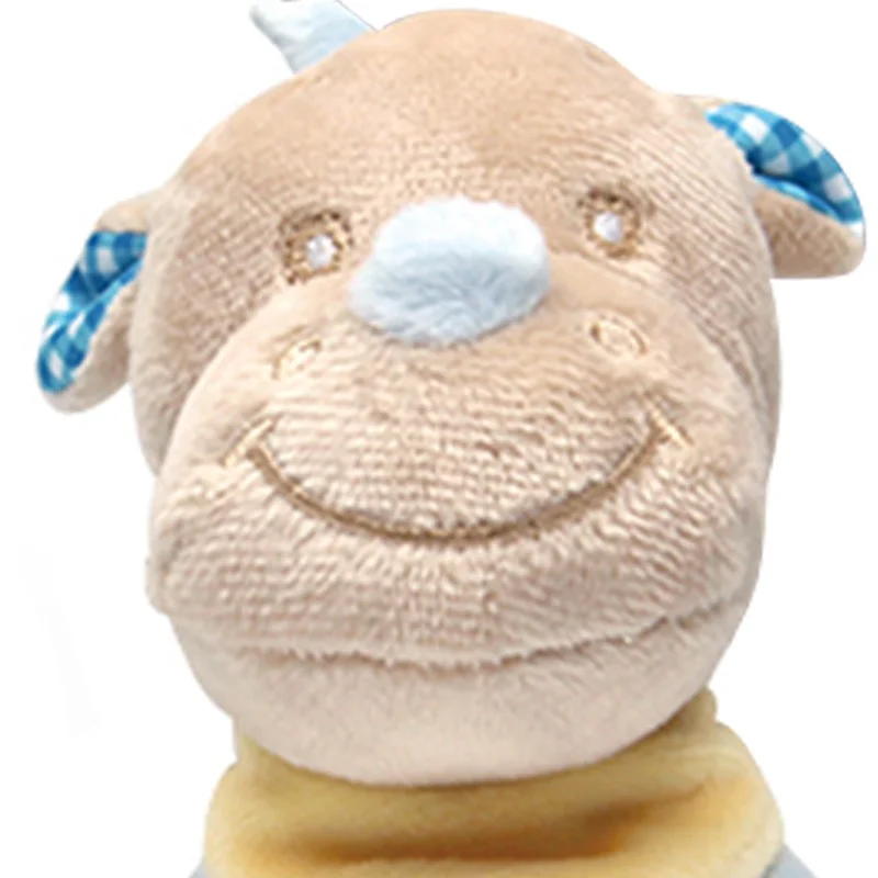 Rhinoceros BIBI Stick Plush baby hand bell