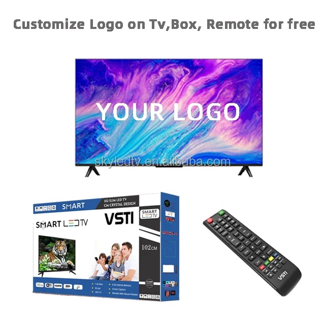 VSTI бренд 65 дюймов Smart led TV android 4K LCD полноэкранный домашний кинотеатр WIFI UHD T2