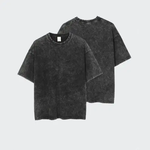 King Mcgreen Stra oversize летняя ретро батик для пожилых мужчин и женщин с коротким рукавом в стиле высокой улицы 260 г