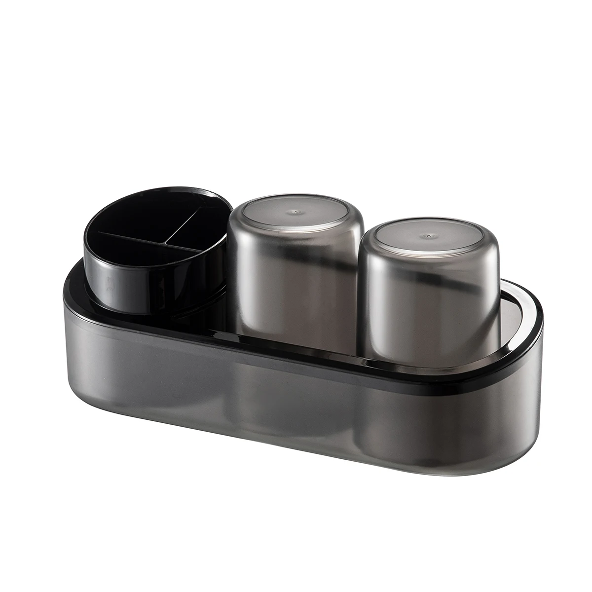 Набор пластиковых принадлежностей для ванной комнаты, набор из четырех предметов