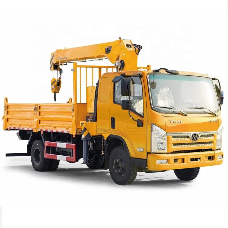 China Lifting 8 Ton 10T 12T 4x2 6x4 Mounted Telescopic Boom Crane Self Loading off road Truck for Sale