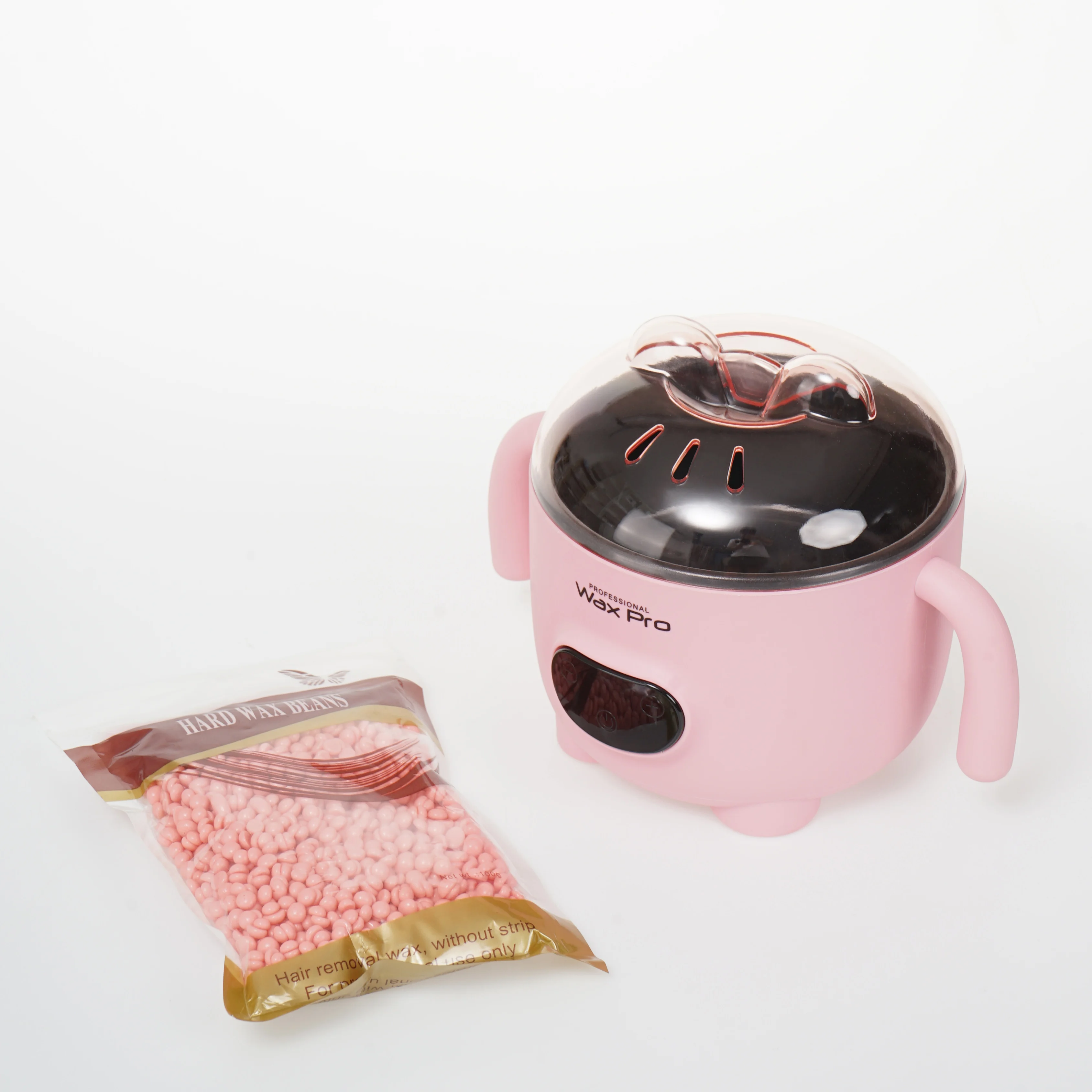 Small Mini Hot Wax Machine with Beeswax Heater New Hair Removal Tool for Nail Polish Mild Tear-Off Hot Wax