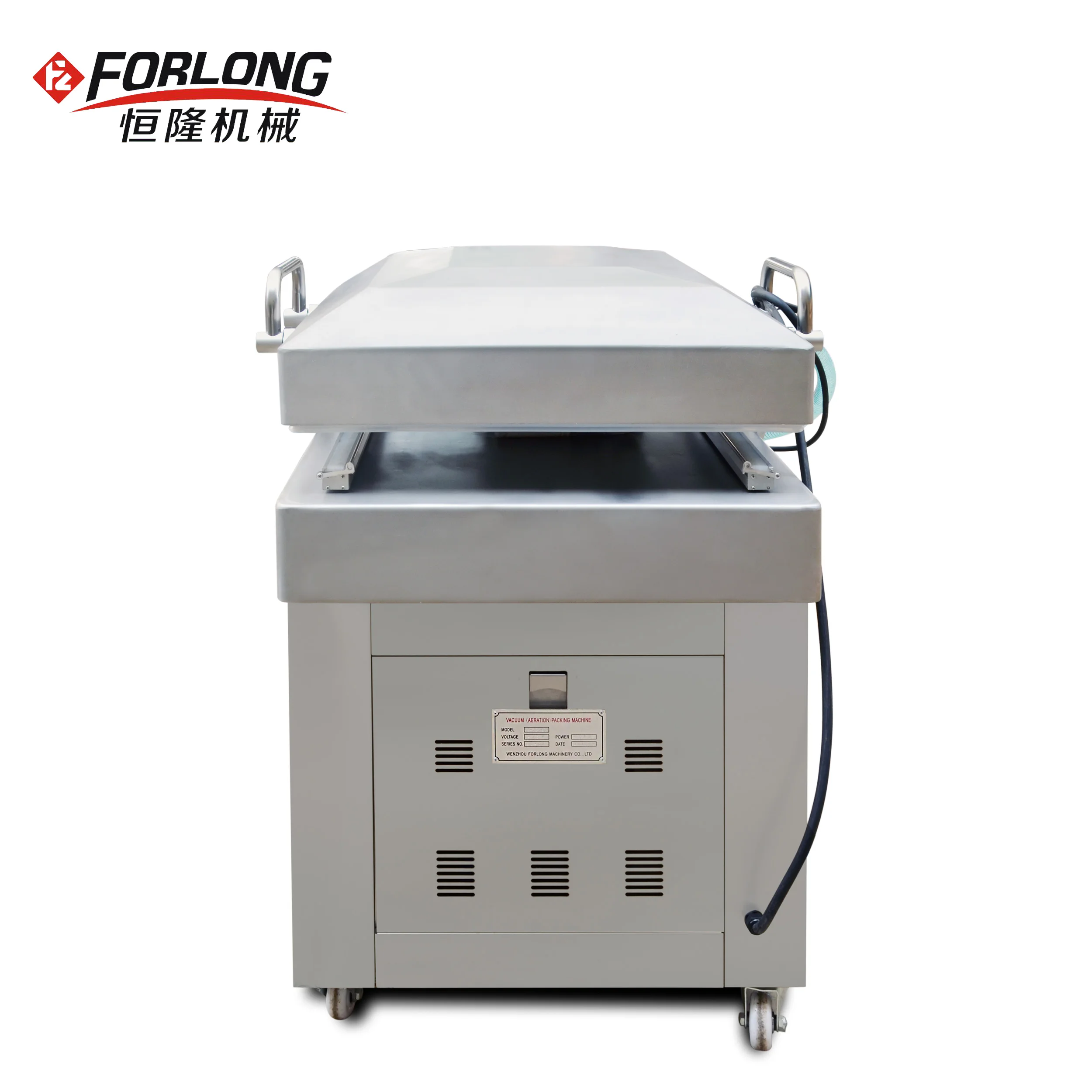 sausage and tea double flat chamber vacuum packing machine/vacuum chamber/vacuum sealer machine