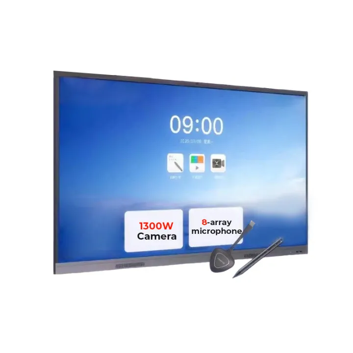 Best Selling Teaching Led Electronic 4K Flat Panel Display Digital China 65 Inch Interactive Tv Touch Screen Whiteboard