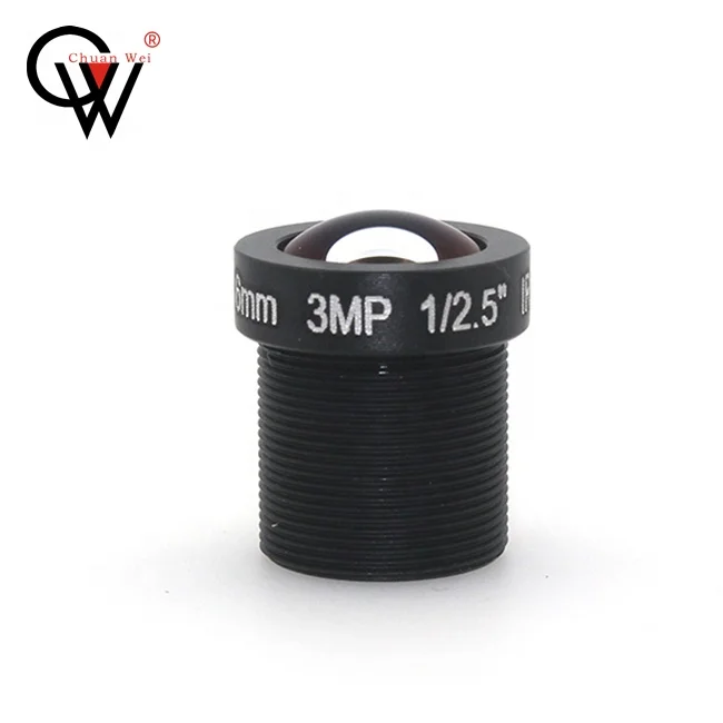 6mm  3MP  1/2.5 F1.8 M12 for CCTV Camera IP Camera