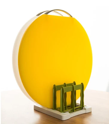 Round PE cutting board non-slip chopping  block anti-mildew antibacterial color home chopping board