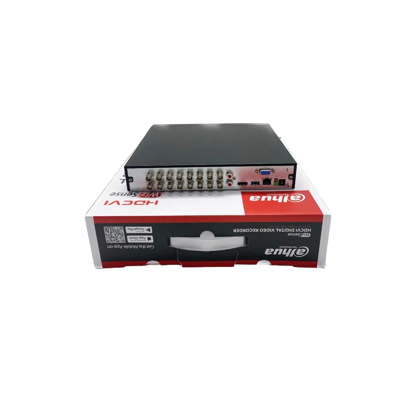 XVR5216A-4KL-I3 H.265+/H.265 dual-stream XVR HDCVI TVI IP AHD dvr 16 channel 4k 2HDD with human face recognition XVR dahua