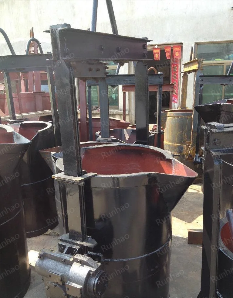 Melting equipment required by customers high quality aluminium melting furnace small size