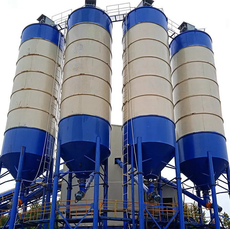 Factory Mix concrete batching plant Chinese construction projects production line for sale price for sale Twin Shaft Electric