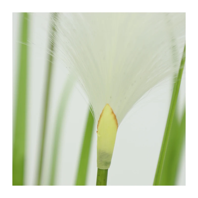 CC Artificial Colorful Plants Silk Green Onion Grass Potted Flower for Garden Home Indoor Decoration 037