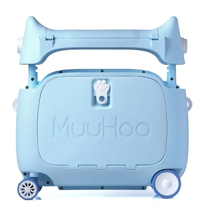 MUUHOO Cute mini Trip suitcase for children for School Travel Cute Strap Kids Bed Box Customized