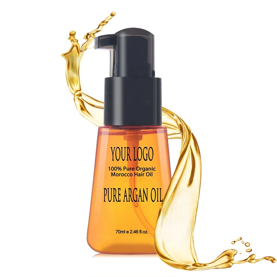 Private label pure essential natural repair hair care moroccan oil