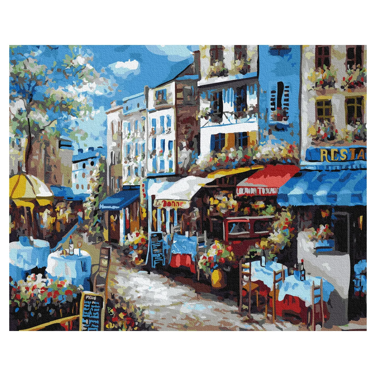 Paint boy GX3625 art style painting impressionist colorful paint by numbers diy oil painting by numbers