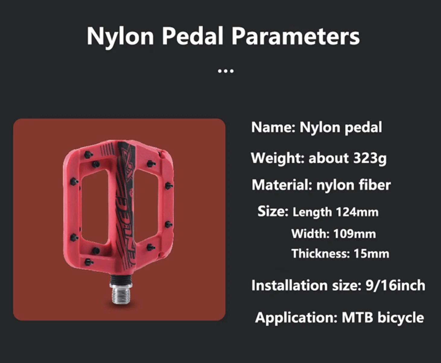 
2020 new trend pedal 9/16 Inch flat pedals bearing mtb pedal bike parts 