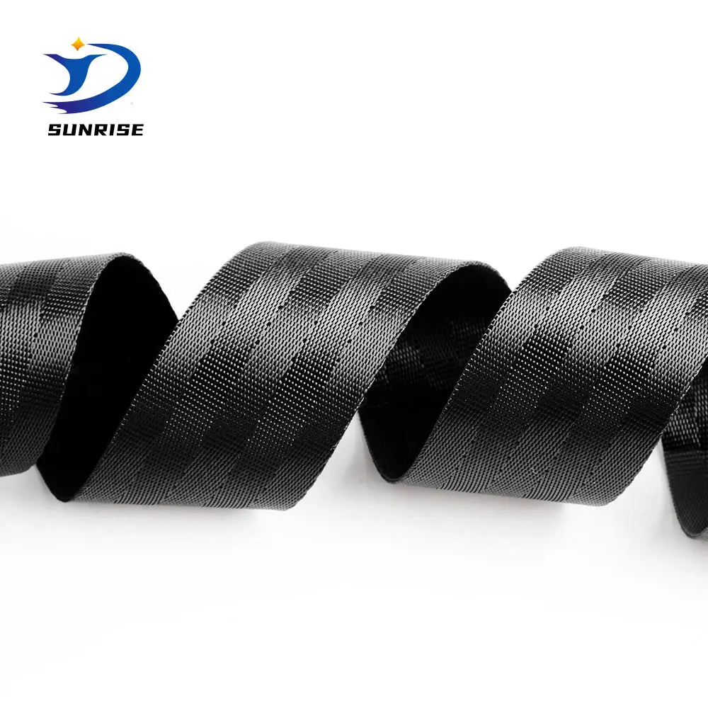 Factory New Eco-friendly 5/8' 1 Inch 1.25 Inch 1.5 Inch 3/4 Inch Black 100% Nylon Herringbone Webbing