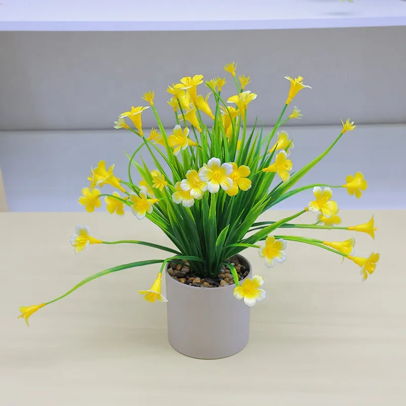 Cross-border Simulation Green Plant Potted Plastic Flower Desktop Decoration Indoor green Plant Living Room Decoration