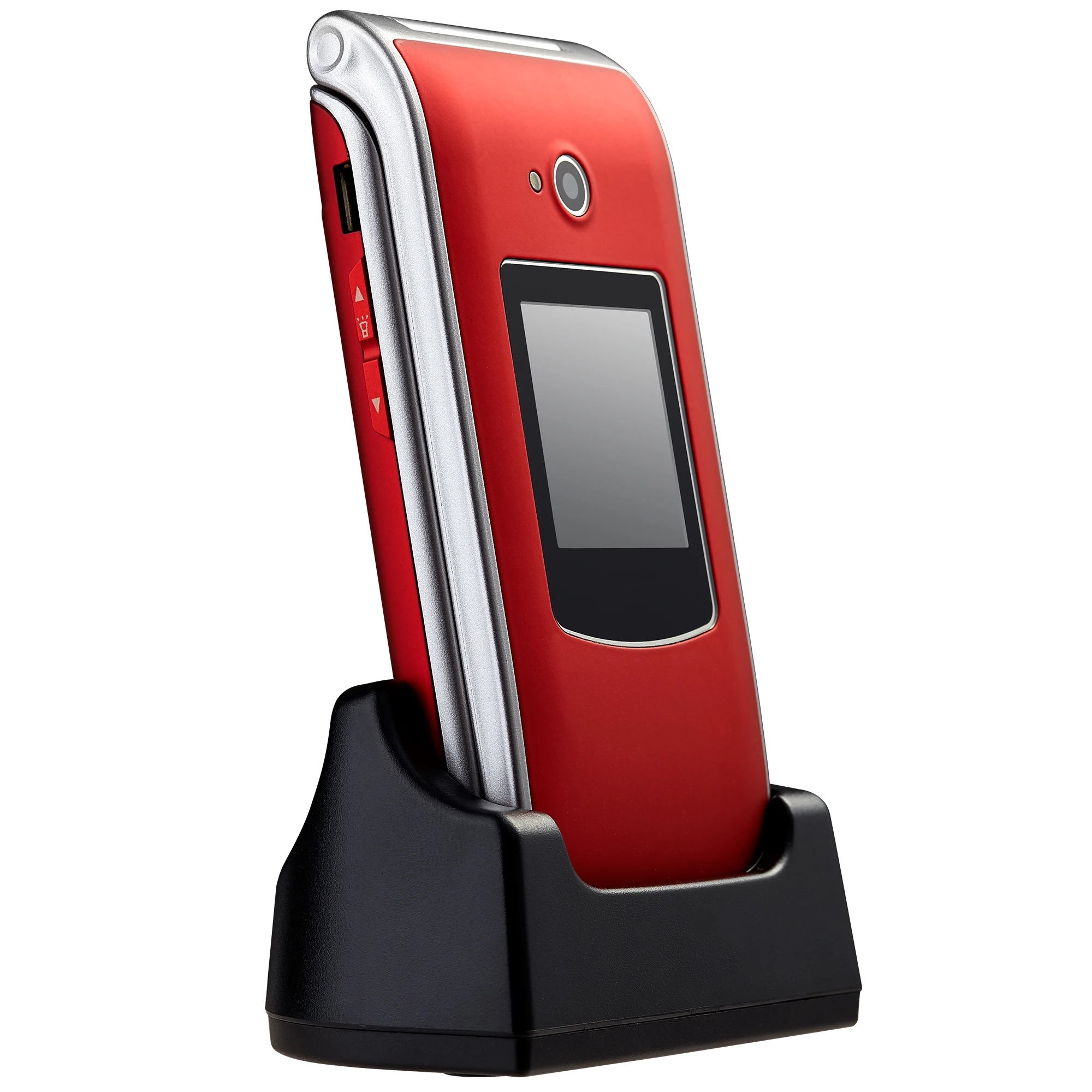 High quality 2G senior flip cell phone supports dual sim card and large button