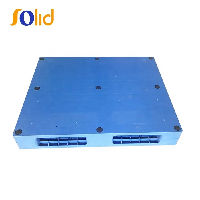 
1300X1100 Welded Flat Top Double Sides Plastic Pallet Steel Reinforced Pallets 