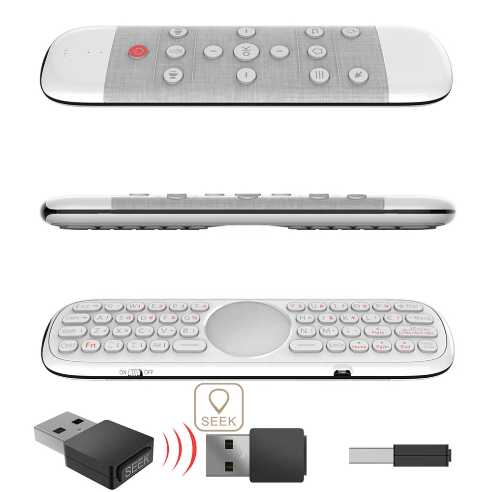 new arrival 2.4g wireless Air mouse keyboard with touchpad with IR learning and Voice function Backlight Keyboard