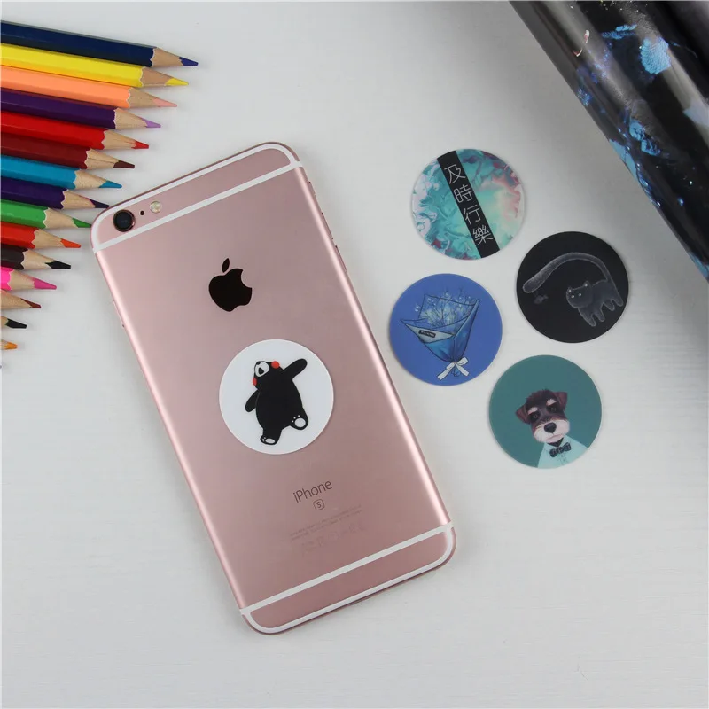 Cartoon pattern magnet magnet magnet phone holder night light magnetic suction patch square round iron sheet custom logo