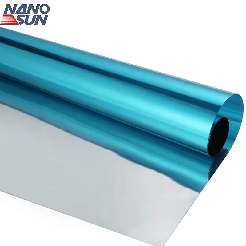 flexible size commercial one way vision window tint film solar glass tinted film