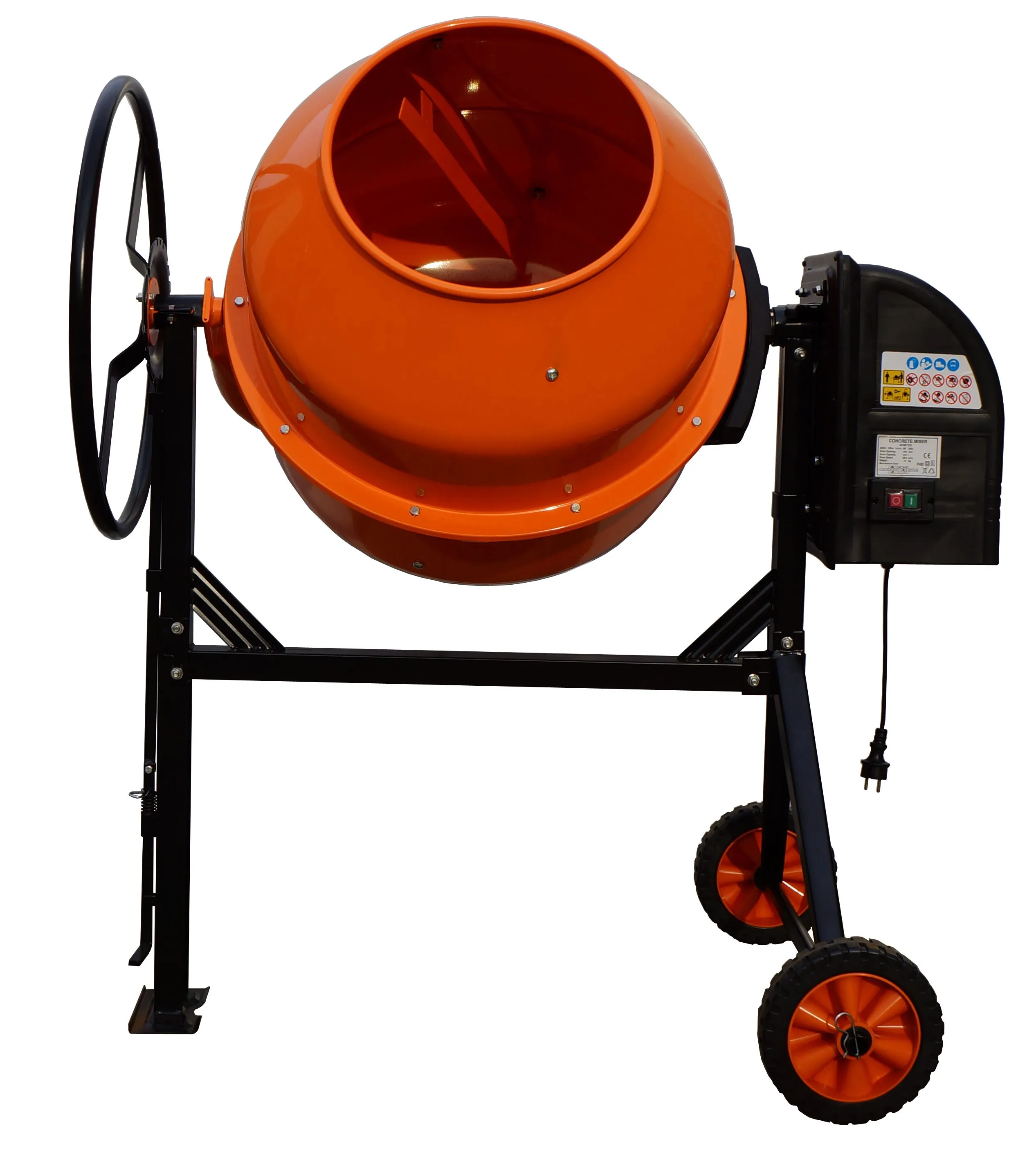 Motor Direct Drive Cement Mixer Concrete Tilting Transit mixer Concrete floor Tools Stirrer Electric construction mixer