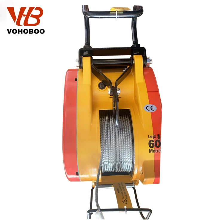 Fast Speed Single Phase 110V 220V 160kg 180kg 230kg 250kg Electric Wire Rope Small Mini Winch With Professional Design