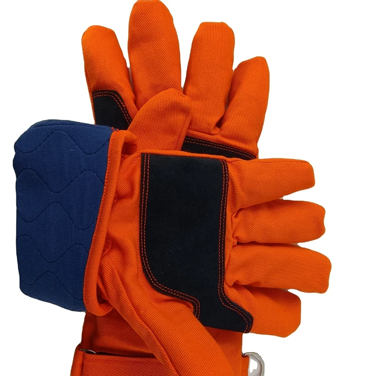 Personal Care Fire Resistant Nylon High Temperature Work Fire Fighter Gloves