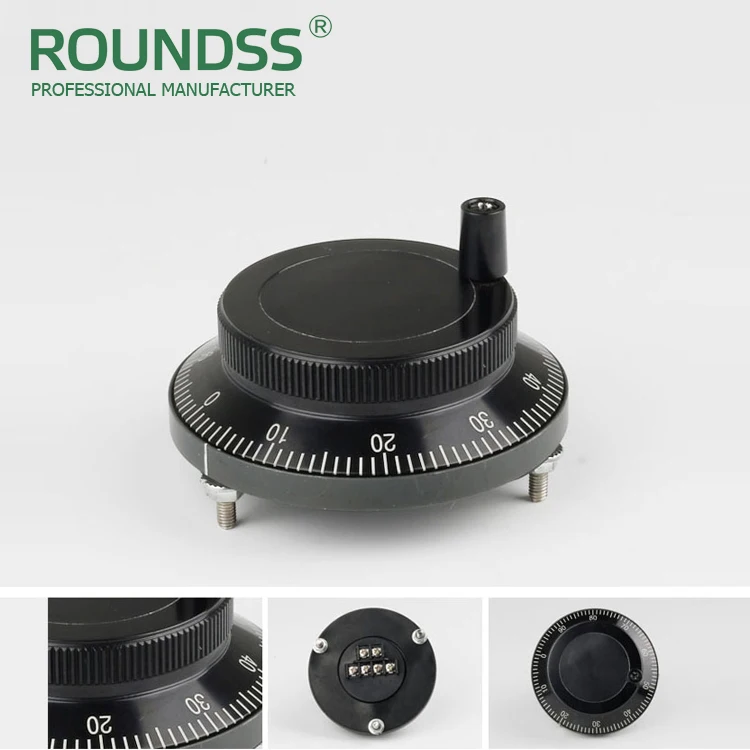 RHC 80.2 black metal design good price Hand Wheel 100PPR Encoder mpg for CNC encoder sensor
