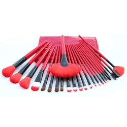 Makeup Brush Set Kit Cosmetic Wholesale Factory Price Wood Handle Accept Private Label makeup brushes Customize