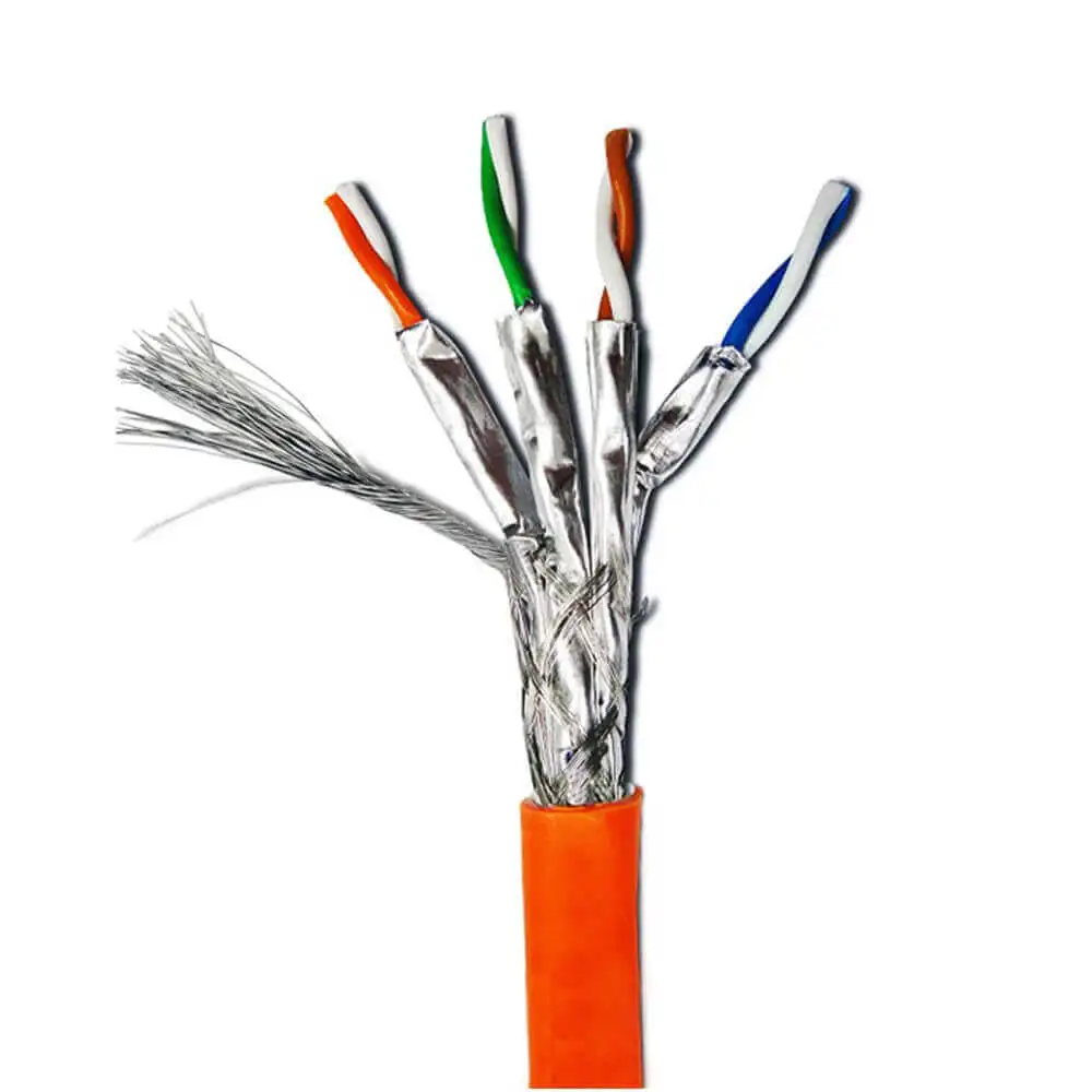Farsince Cat 7 ethernet networking lan cable outdoor SFTP Cat7 cable 305 meter 1000ft 500m cable