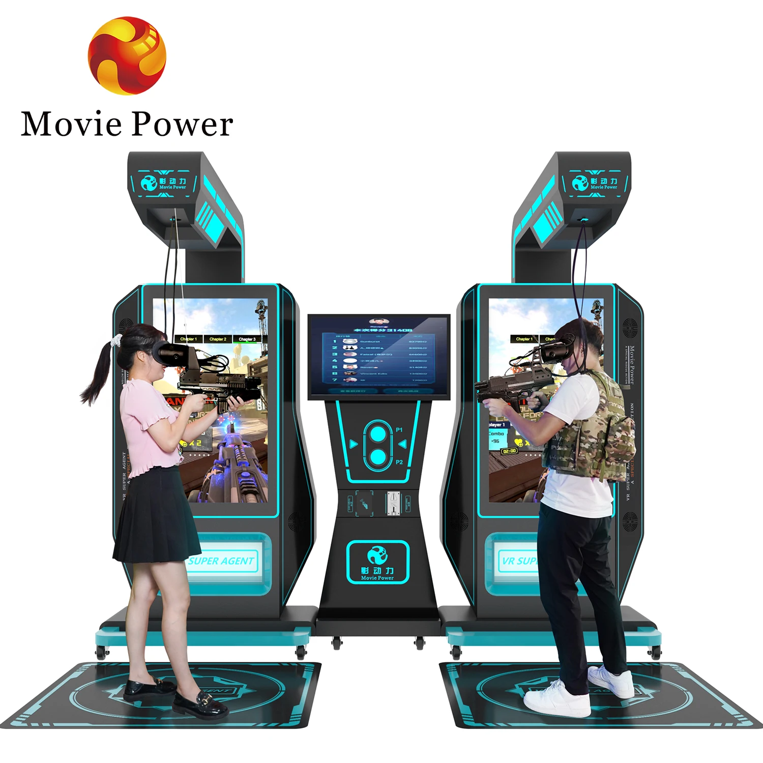 Hot Item Coin Operated Games Virtual Hunting Two Gun Shooting Simulator Easy Control Arcade Shooting Game Machine