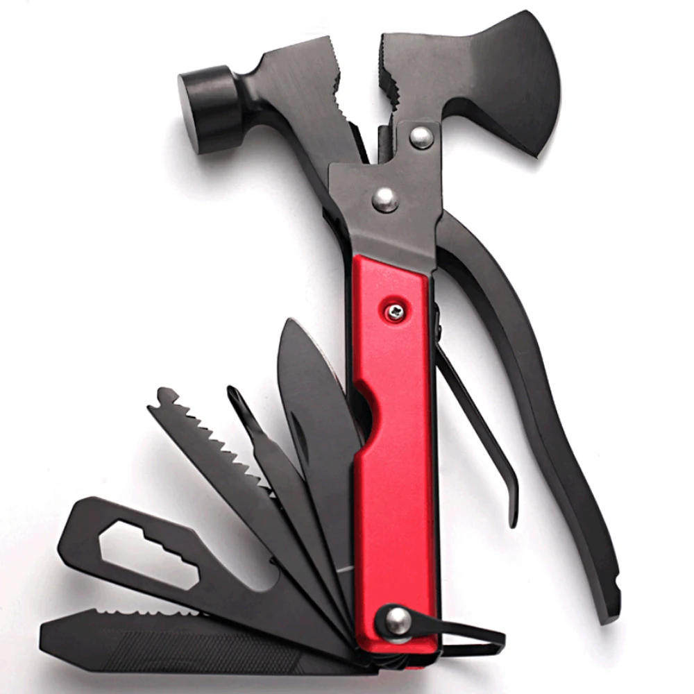 
Multitool savior wallet pocket knife hammer oxe compact pliers bracelet hardware crowbar camping  (1600247775898)