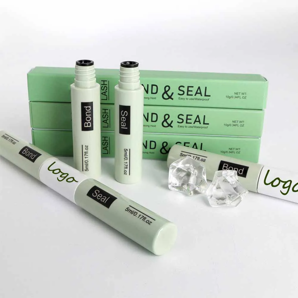 Water Proof Lash Bond And Seal Eyelash Glue Private Label Custom Eyelash Kit Cluster Lashes Diy Lash Sealant And Bond