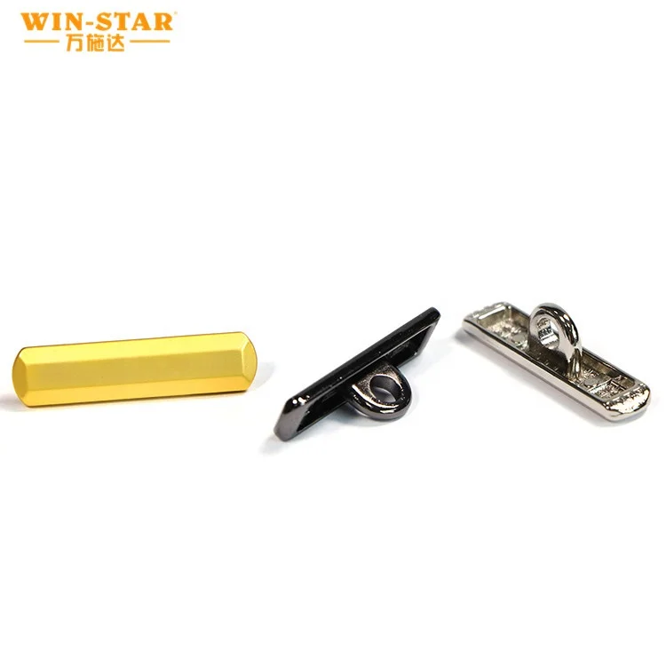 2022 China Factory Decorative metal strips for furniture Upholstered button Sofa trim strip Zinc alloy decorative cuboid