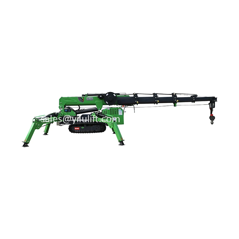 5T 8T 10T Hydraulic Mini Spider Tracked Boom Lift with Man Basket for Sale