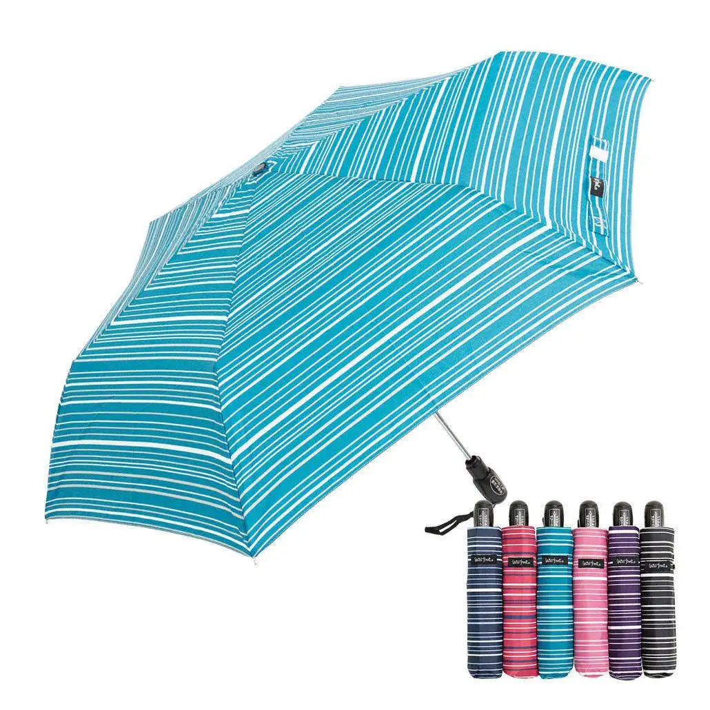 Sky Navy Blue Portable Folding Pocket Protection Umbrella UV