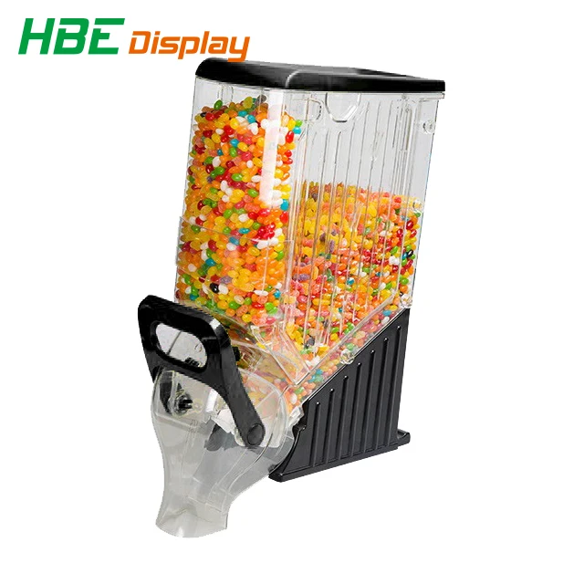 fancy storage acrylic wholesale candy dispenser for store