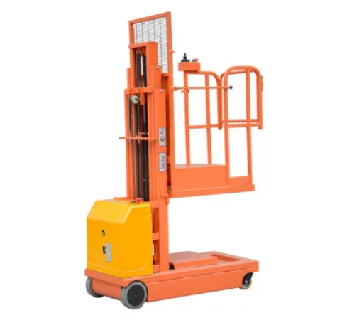 Self propelled warehouse order Picker portable aerial work platform powered order picker