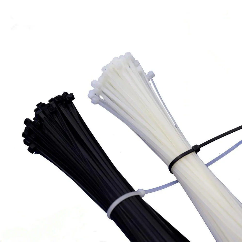 Jagasl крытый и открытый многофункциональный промышленного класса JG-5 * 200 мм пластиковые нейлоновые кабельные стяжки провода галстуком-бабочкой кабельные стяжки
