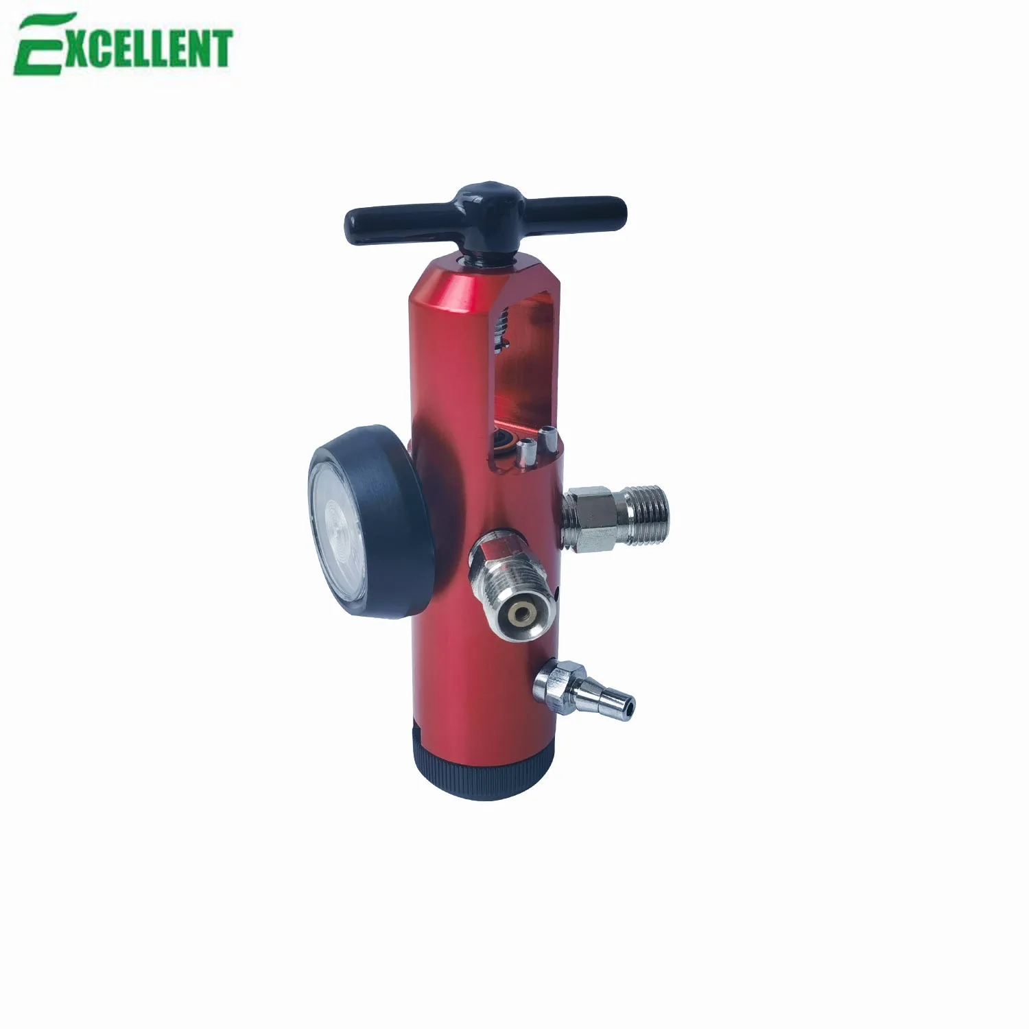 Pretty color EMS Medical oxygen tank regulator CGA870, 0-25LPM, Barb outlet, two check valves