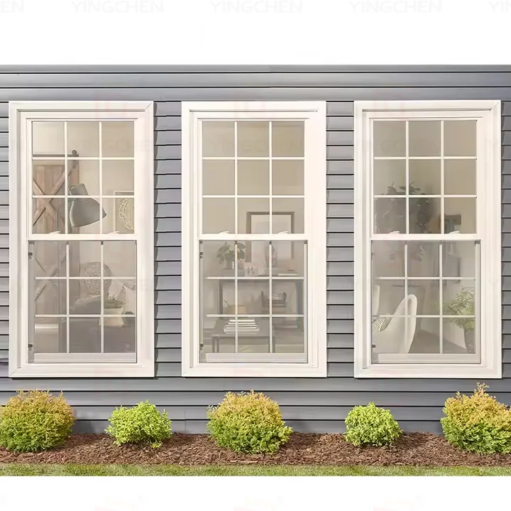 Modern design aluminum alloy picture windows thermal insulation sound proof bay window for house